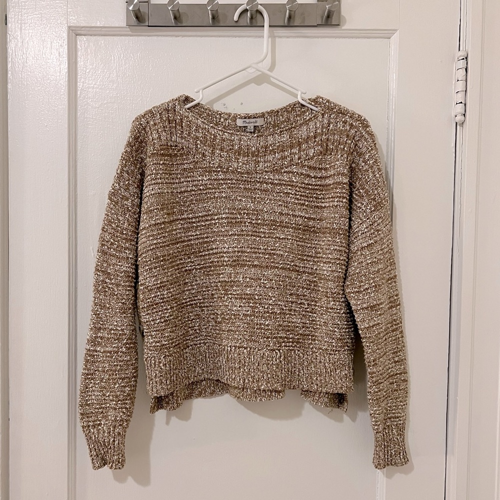 Madewell button side sweater